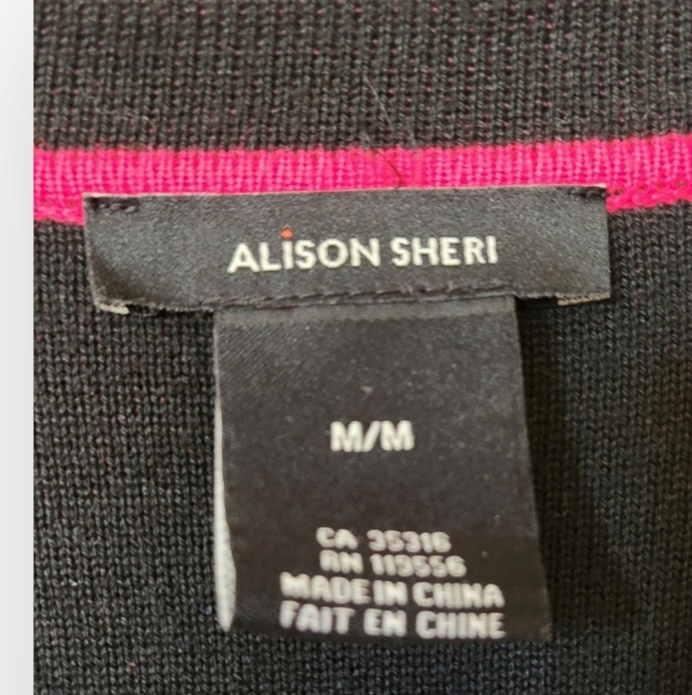 ALISON SHERI WOMENS MEDIUM PINK SWEATER JACKET - Picture 2 of 7